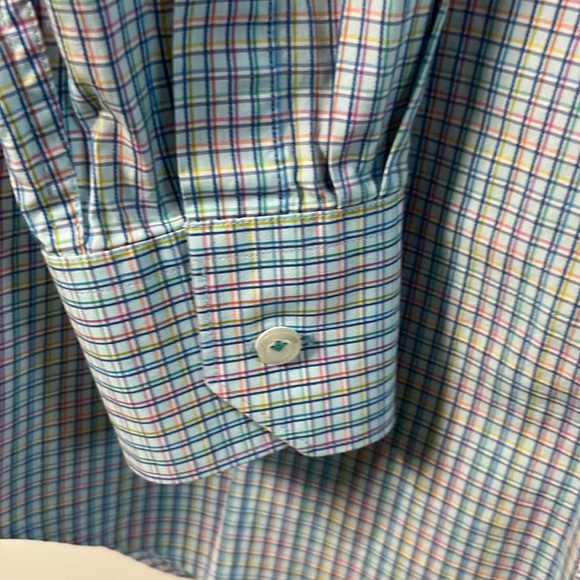 Men’s Bugatchi Classic Cotton Casual Long Sleeve Shirt M 16 1/2” - Picture 6 of 8